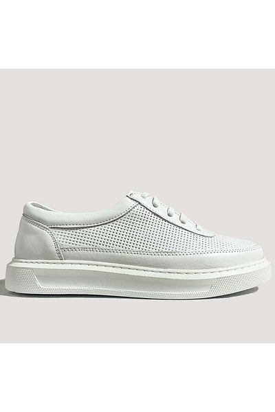 Bulldozer Women's Leather Casual Shoes 251539   - White - 37