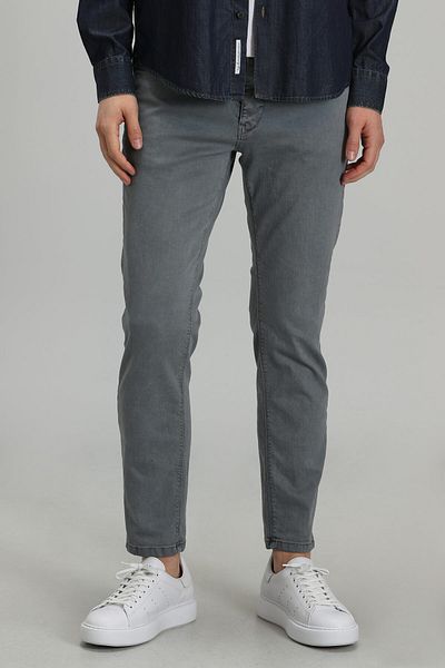 Lufian Helt Sport 5 Pocket Men's Trousers Slim Fit Gray