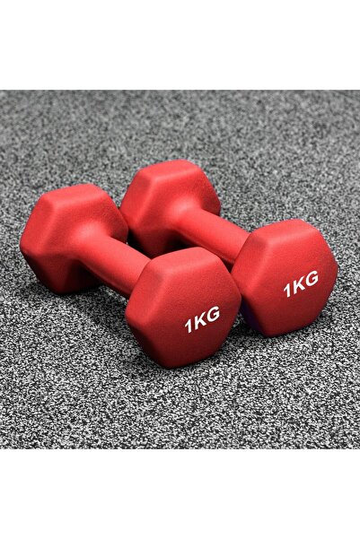 YALLA HomeGym Neoprene Dumbbells, Set of 6 Dumbbells for Men & Women, Non-Slip Grip