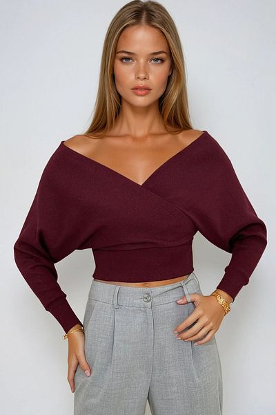 VAGGON Γυναικεία Μπλούζα Plum - Prmx019-053-blz