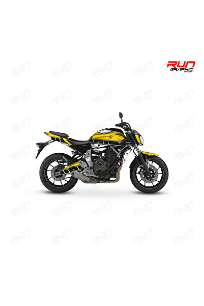 Run Grafik Shop YAMAHA MT 07 GEN1 60.YIL GRAPHİC KİT STİCKER SET