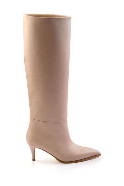 Bambi Γυναικείες Μπότες Nude Color - K03718400509