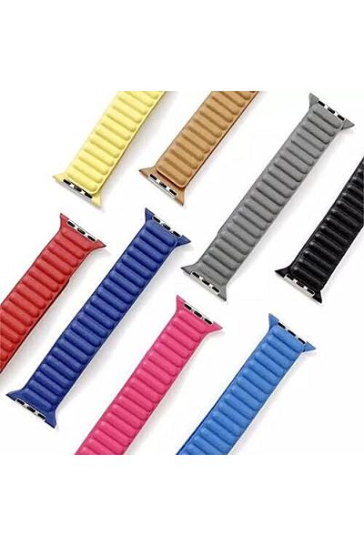 Generic Silicone Magnetic Loop Strap Compatible with Apple Watch Series 10/Ultra 2/9/8/7/6/SE