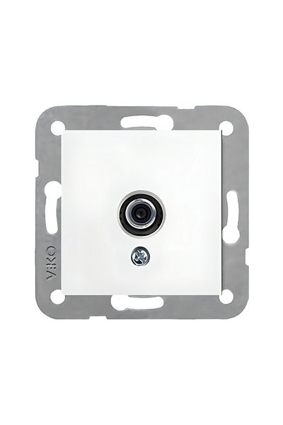 VİKO Karre F Connector, White, Frameless, Stylish and Durable Design
