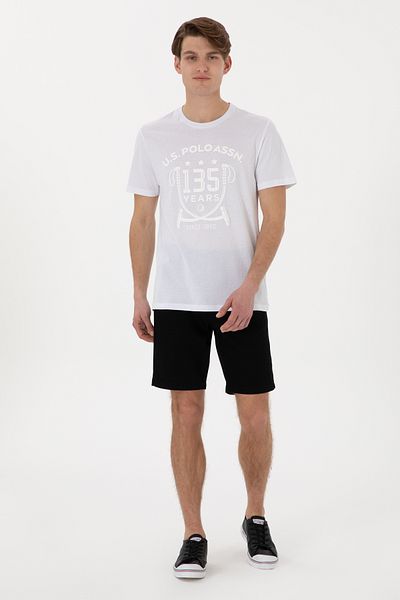 U.S. Polo Assn. Pantaloni scurți negri țesuți pentru bărbați 50299172 -VR046