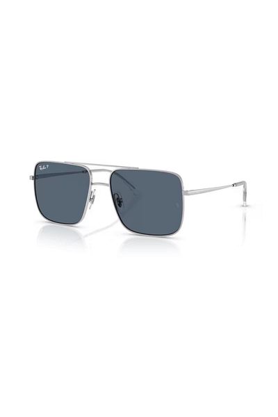Ray-Ban Rb 3758 0032 V 56 Ari Unisex Pilot Gray Metal Sunglasses
