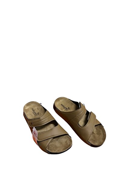 GEZER naturela vizyon çift cırtlı terlik