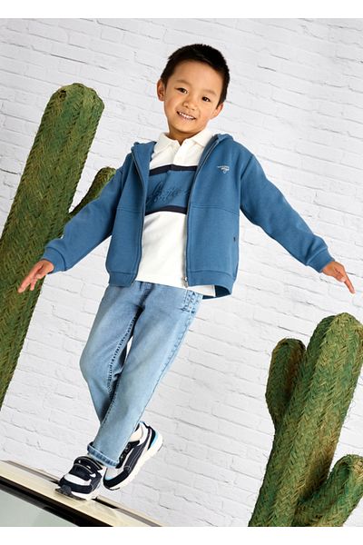 MAYORAL PANTALONI DE JOGGER MAYORAL BĂIEȚI 04-10 ANI - BLU DENIM