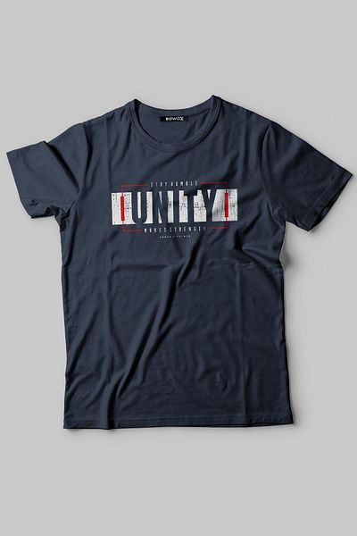 Edwox Ανδρικό μπλουζάκι Navy Blue Takchili Half Oversize