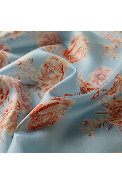 ipekevi Baby Blue μεταξωτό φουλάρι 1262