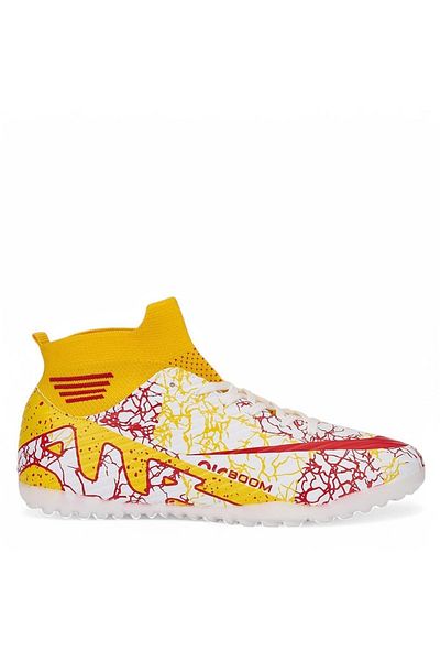 Tuğba Ortopedi 565 Youth Yellow/Red Astroturf Field Shoes