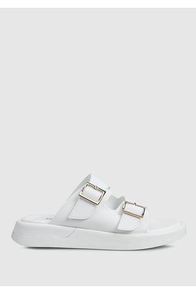 Provoq WHITE Women's Slippers - Comfortable and Stylish Design