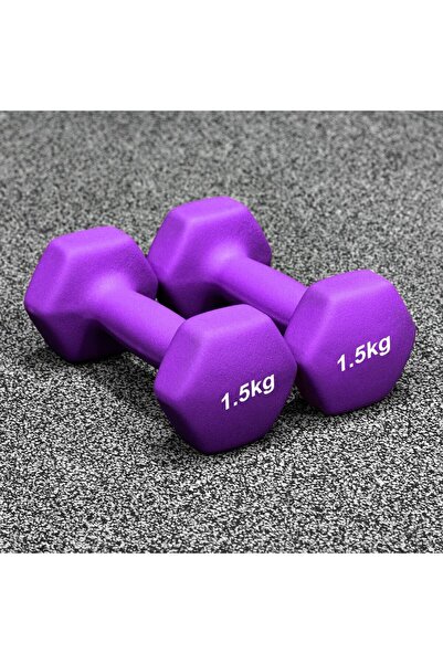 YALLA HomeGym Neoprene Dumbbells, Set of 6 Dumbbells for Men & Women, Non-Slip Grip