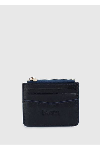 Provoq Provoq 001 Crayz Dark Blue Leather Navy Card Holder