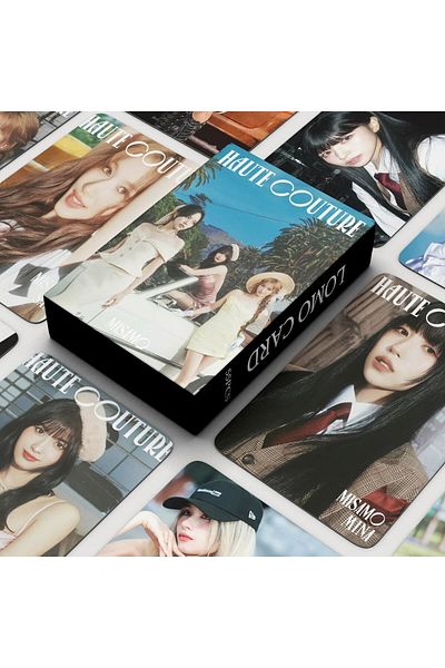 Kpop Dünyasi Twice Misamo'' Haute Couture'' Double Sided Printed Lomo Card Set