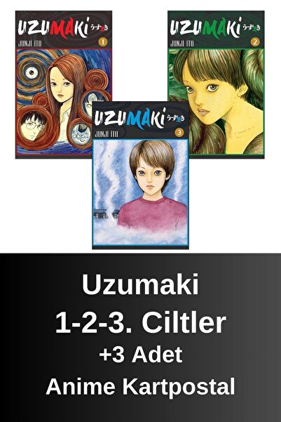 Gerekli Şeyler Uzumaki 1-2-3. Ciltler (3 Kitap) | Anime Kartpostallar