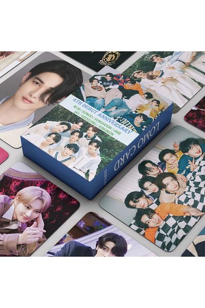 Kpop Dünyasi Enhypen'' 4Th Debut Anniversary'' Double Sided Printed Lomo Card Set