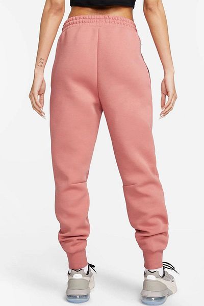 Nike Γυναικείο αθλητικό παντελόνι Tech Fleece Mid Rise Jogger - Ροζ
