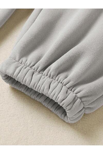 PENTHİLUS Flat Long Sweatpants with Lace-Up Waist