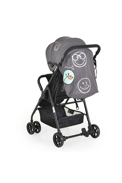 OEM Sport Baby Stroller, Moni Capri Gray, Adjustable Footrest, Lightweight and Compact Model