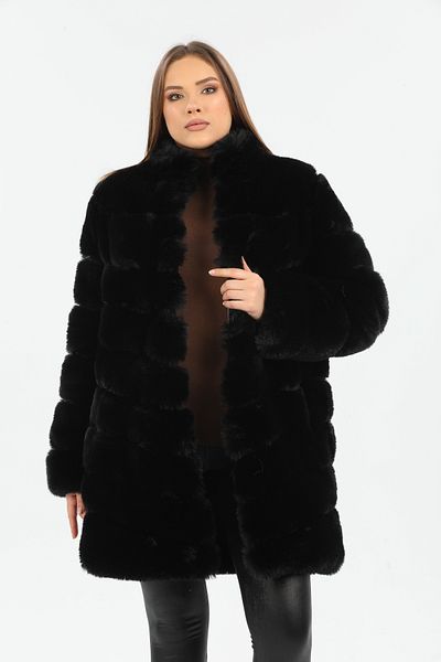 Redpoint Jackets Faux Fur Black Women's Coat