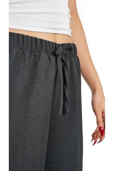 Cherry Lane Black Linen Summer Trousers