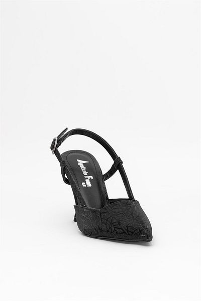 Ayakkabı Fuarı Women's Classic Heeled Shoes - Elit Mst1301T(Black)