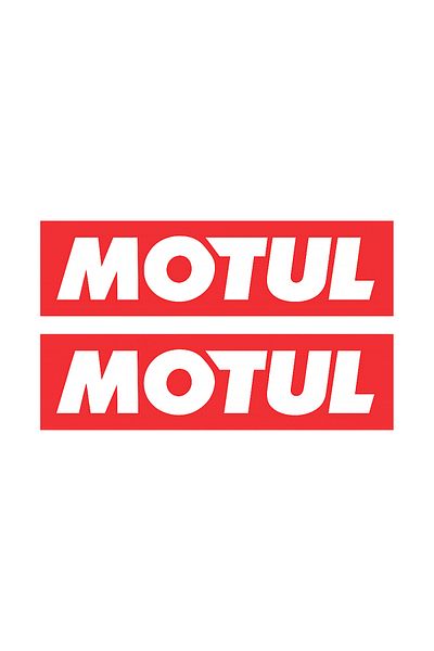 Happynesso Set de autocolante tematice Motul reflectorizante – 4,5 x 15 cm pentru vehicul și motocicletă