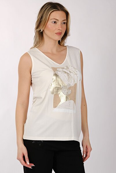 DAIDO Μινιμαλιστικό αμάνικο γυναικείο εσώρουχο με λαιμόκοψη V - Casual & Άνετο