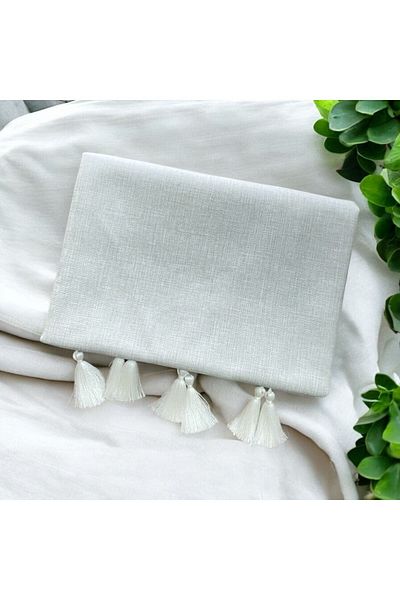 DESİGNBYASYAA Upholstery Linen Fabric Tufted Sofa Cover Non-Slip Covers Back and Sitting Area 140X200 cm
