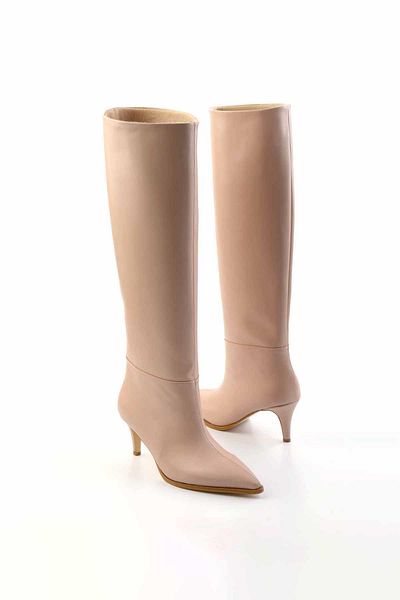 Bambi Γυναικείες Μπότες Nude Color - K03718400509