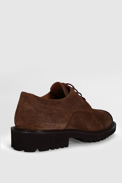 Lufian Ανδρικά δερμάτινα παπούτσια Scott Camel Hair