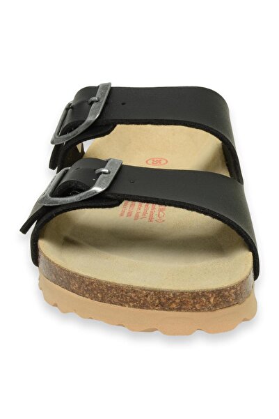 Superfit Black Leather Slippers