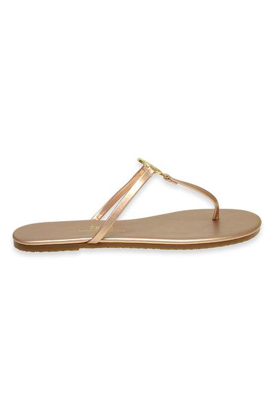 Tkees Tk-2112 Classic Buckle Flip Flops Bronze Women's Slippers