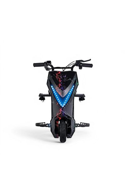 IQTENA Drifting Electric Scooter Big Electric Drift Scooter 36V for Kids - With Helmet Pad Set