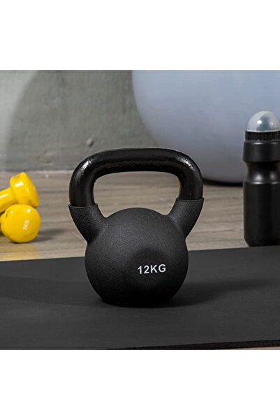 YALLA HomeGym 8KG Kettlebell Cast Iron Rubber Coated Floor Friendly Kettlebell for Weight Lifting