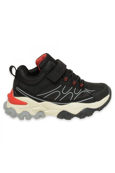 Vicco 869.f23k369 Filet Phylon Trekking Μαύρο-κόκκινες παιδικές μπότες