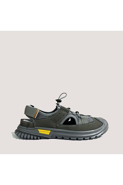 Bulldozer 231474   Men's Leather Sandals - Smoked - 42