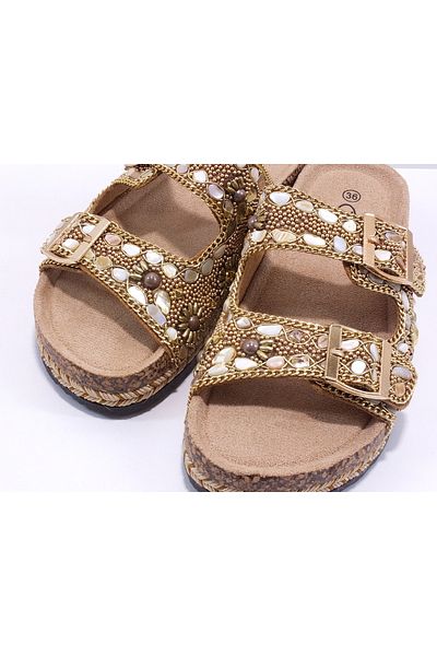 Guja 25Y183-1 Stone Mushroom Slippers (the Mold Is Smaller Than Size 1)