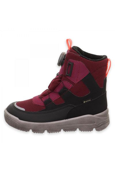 Superfit 009081 Mars Gore-Tex Μαύρο-Κόκκινο Κοριτσίστικο Μποτάκι