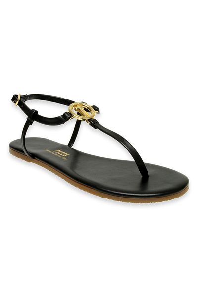 Tkees Tk-8021 Black Women's Sandals with Buckle
