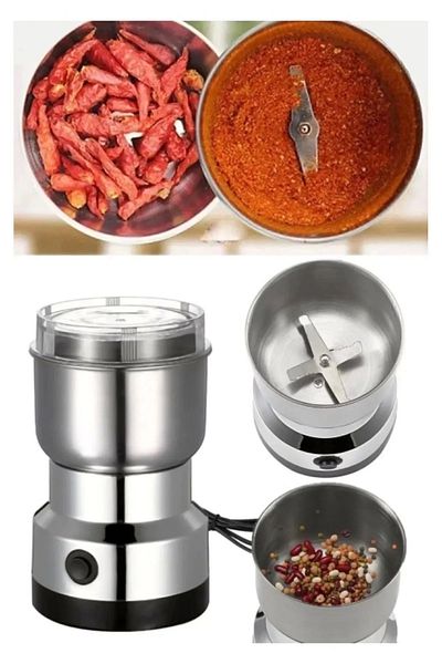 Berdina Home Spice Grinder Flour Grain Nut Rice Grinder Multifunctional 150W Stainless