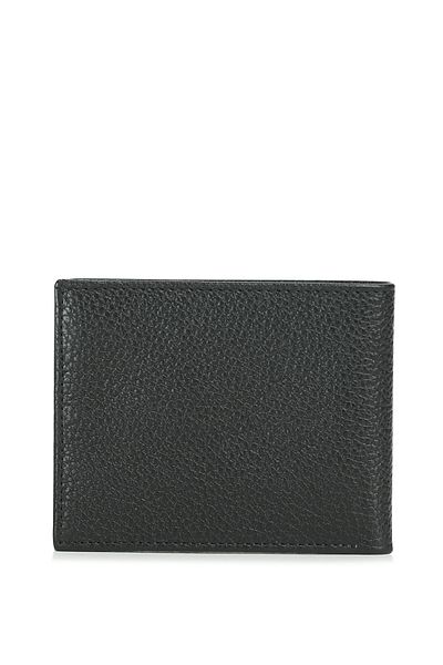 Lufian Jımmy Men's Leather Card Holder Black