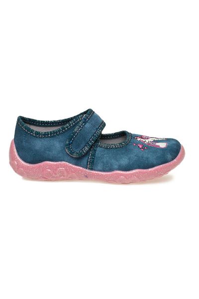 Superfit 800282   P Papuci pentru copii Home Blue pentru fete