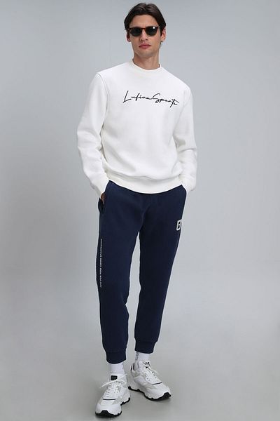 Lufian Ανδρικό φούτερ Lowe Off White