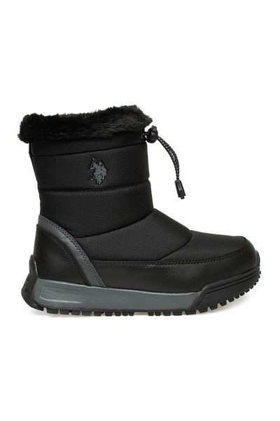 U.S. Polo Assn. Rainy-F 4W Jr 4Pr Black Kids Boots