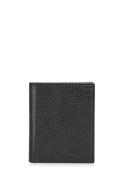 Lufian Jack Men's Leather Card Holder Black