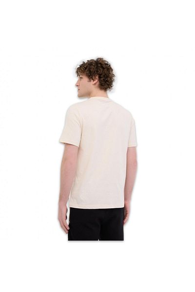 lumberjack Ανδρικό μπλουζάκι 3M M-Ct102 Bsc C Nk 3Fx Beige