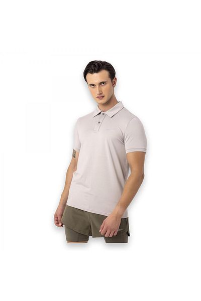 Merrell Pro Polo Neck Short Sleeve Light Gray Men's T-Shirt