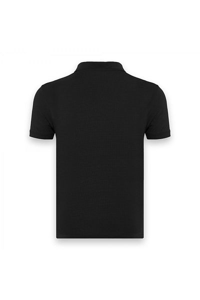 Merrell Pro Polo Neck Short Sleeve Black Men's T-Shirt